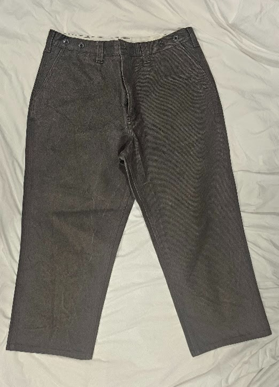 Filson Cotton Twill Pants Root Green RN-39126 Made in USA 38x27 HEAVY & THICK